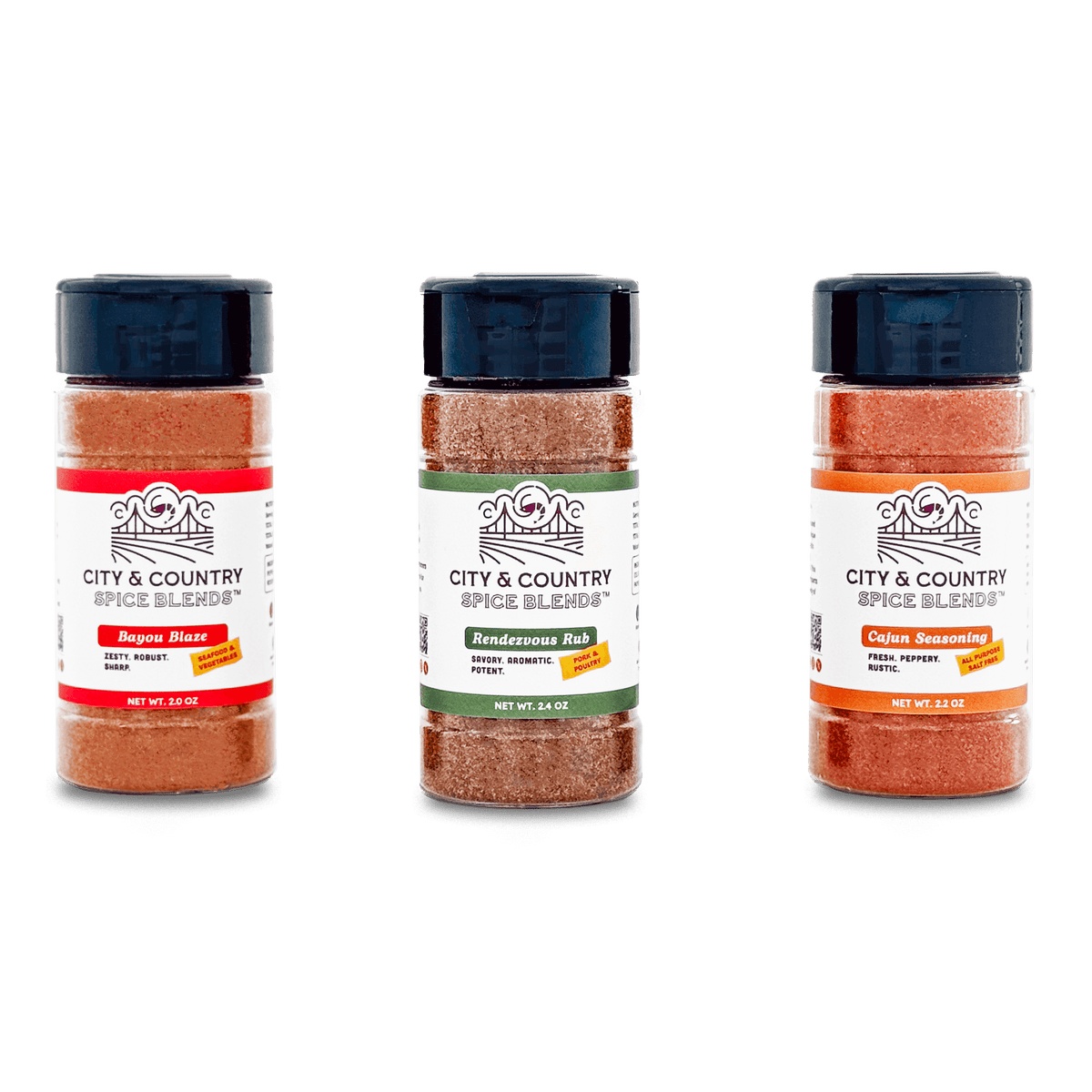 The Trio Cajun Seasonings